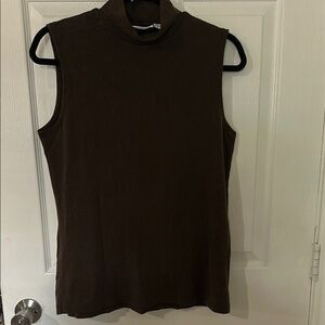 Croft & Barrow Brown Fitted Tank‎ Top